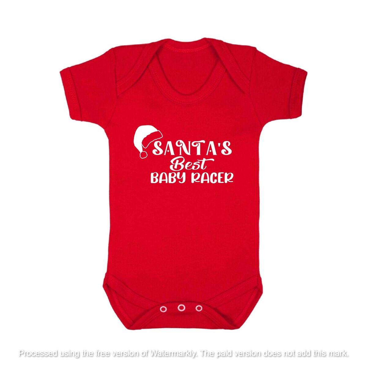 Santa's Best Baby Racer Babygrow