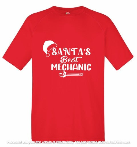 Santa's Best Mechanic T-Shirt