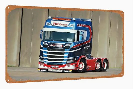 Scania Metal Tin Sign