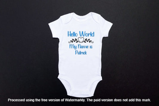 Hello World Babygrow