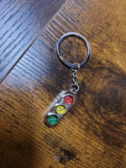 Traffic Light Keyring