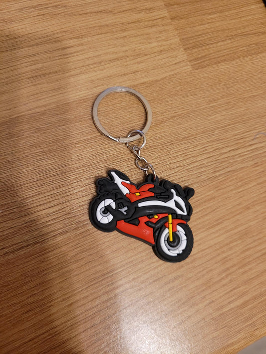 Motorbike Rubber Keyring #2