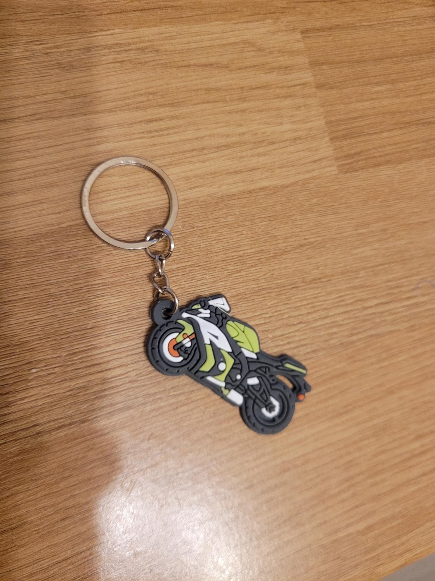 Motorbike Rubber Keyring #3