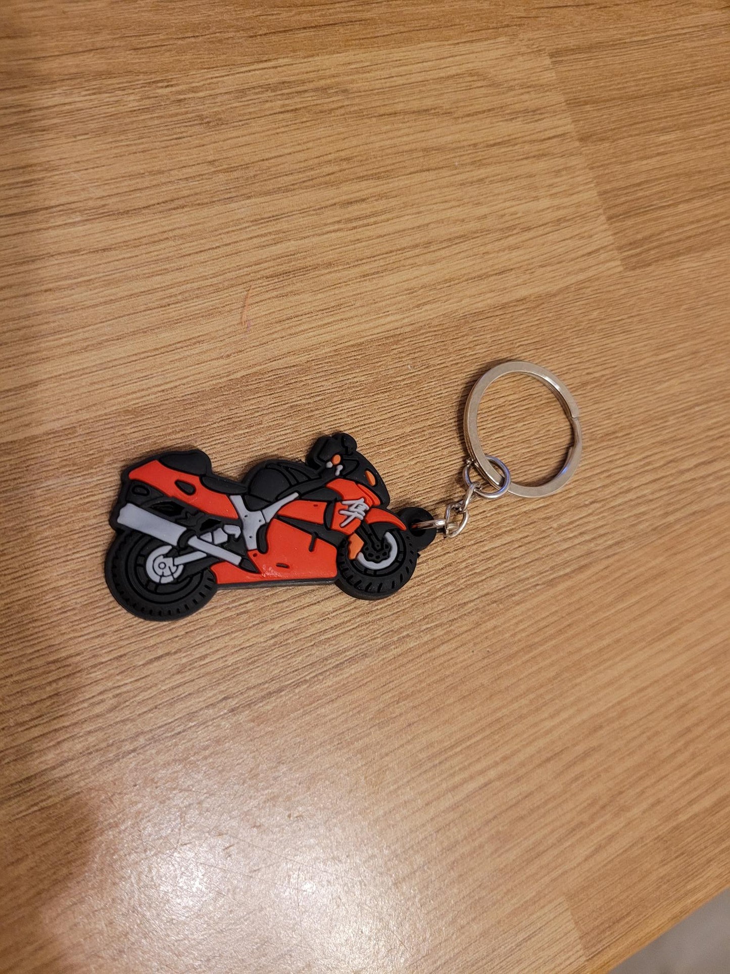 Motorbike Rubber Keyring #4