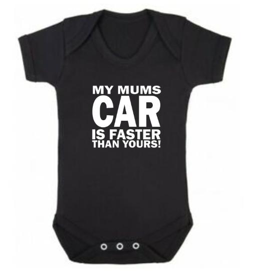 My Mums/Dads Car is Faster Babygrow