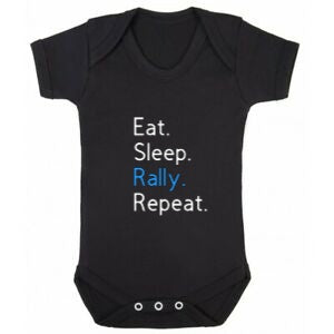 Eat Sleep Rally Babygrow