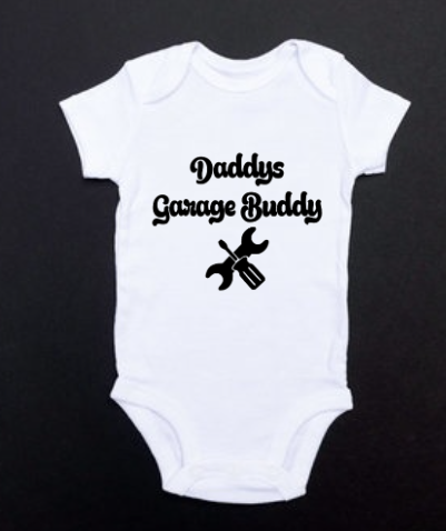 Mummys/Daddys Garage Buddy Babygrow